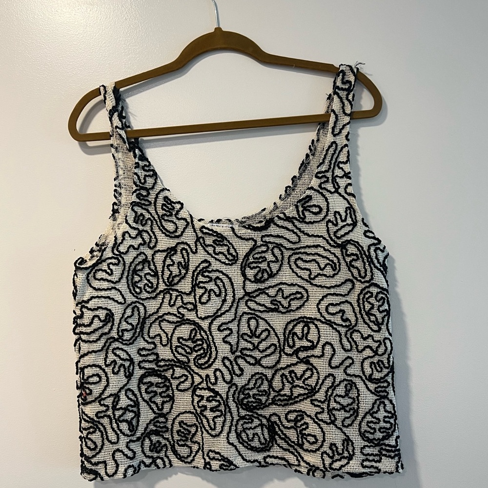 Zara Knitted Crop Top. Size Small.